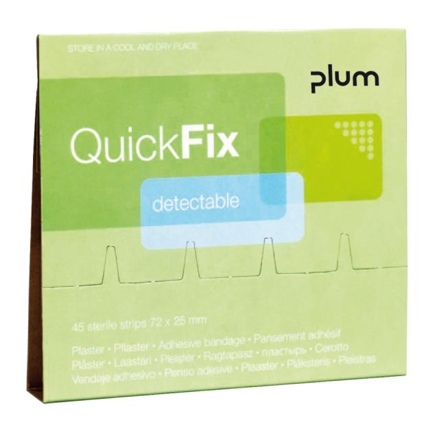 Plasterrefill Plum QuickFix - sporbar, med metalflade