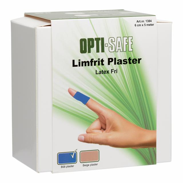 Plaster Opti-Safe - blå, 6 cm x 5 m