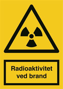 Radioaktivitet ved brand