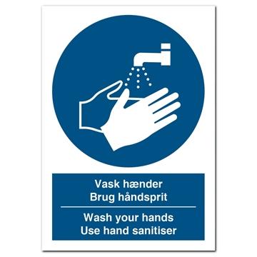 Vask hænder / Brug håndsprit